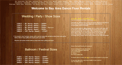 Desktop Screenshot of bayareadancefloors.com